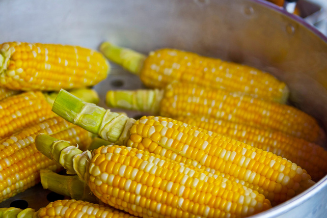 Steamed Yellow Corn
